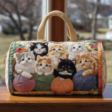 子猫の集合 ソフトトラベルバッグ