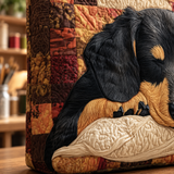 ハンドメイド・キルティングトートバッグ｜犬