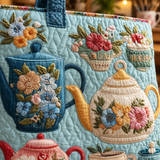 ハンドメイド・キルティングトートバッグ｜花柄