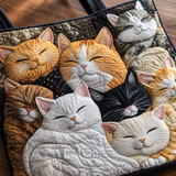 ハンドメイド・キルティングトートバッグ｜猫の夢