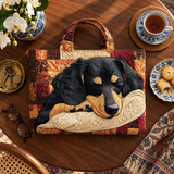 ハンドメイド・キルティングトートバッグ｜犬