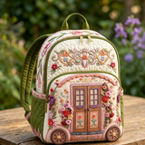 Padded Backpack - Floral Caravan – front view