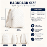 Padded Backpack - Books and Flowers – view 3