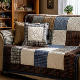Braylin - Quilted Sofa Cover with Country Legs