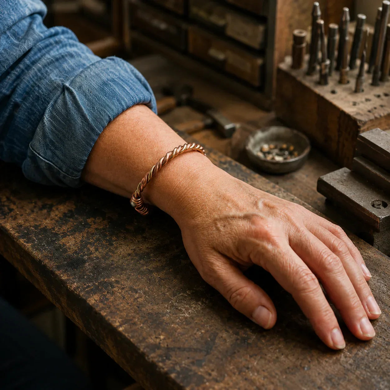 River Copper Bracelet – view 2