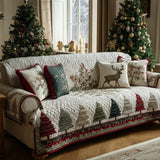 Evaline - Quilted Sofa Cover Twilight