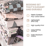 Petal Harmony | 3-Piece Handcrafted Bedding Set