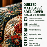 Pilar - Quilted Sofa Cover Patchwork with Legs