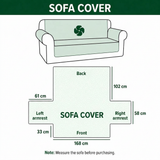 Alaia - Quilted Sofa Cover Colour Ivory