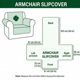 Lilyana - Quilted Sofa Cover Landscape Forest Serene