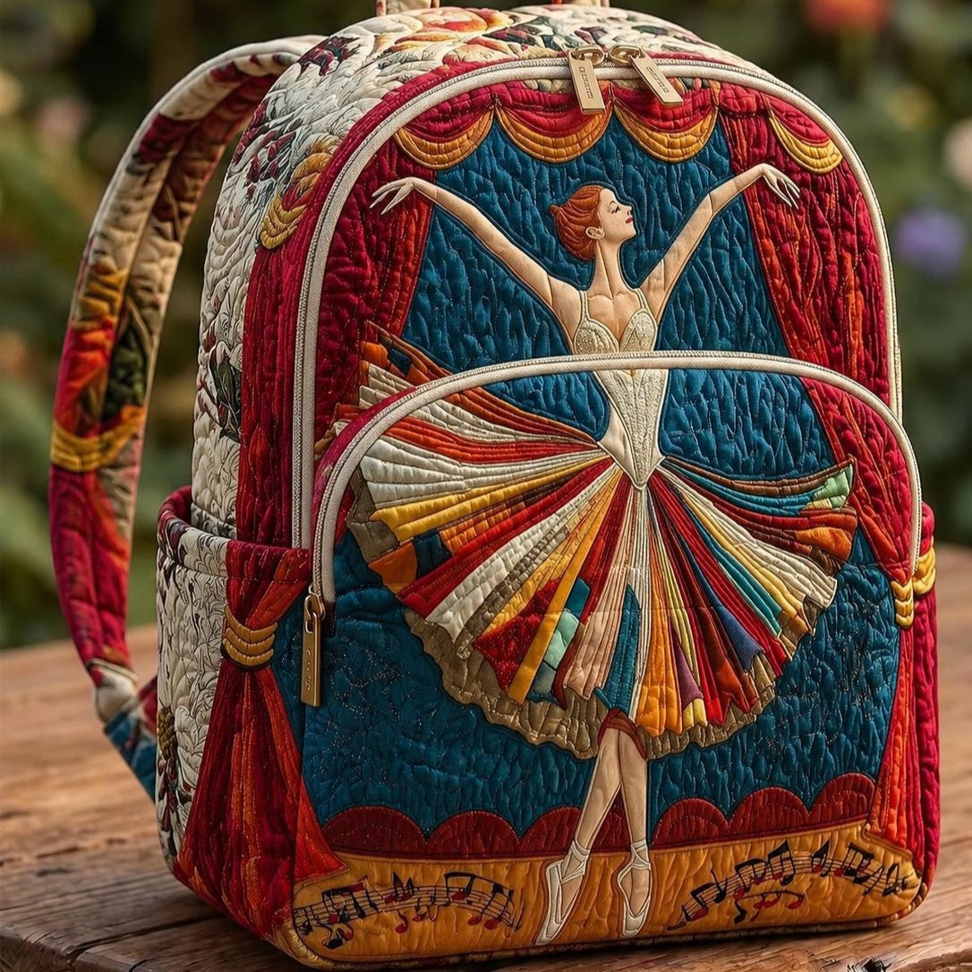 Padded Backpack - Ballerina – front view