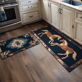 Non-slip Kitchen Rug – Galloping Horses
