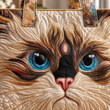 ハンドメイド・キルティングトートバッグ｜白猫