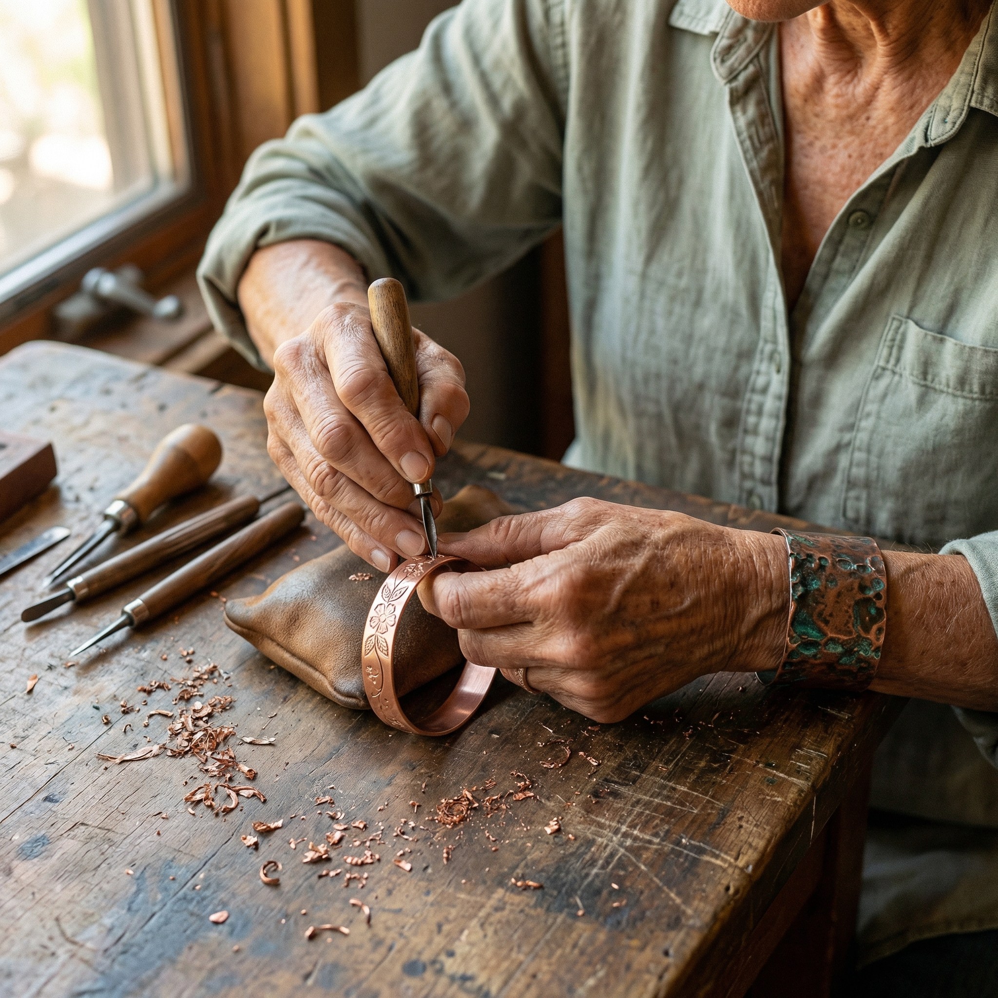 Bloom Copper Bracelet – view 3