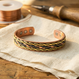 Wave Copper Bracelet – handmade from pure copper