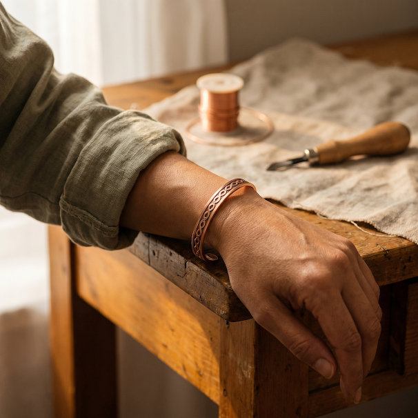 Rivulet Copper Bracelet – view 2