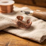 Glyph Copper Ring – handmade from pure copper