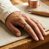 Vesica Copper Ring – view 2