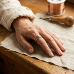 Trellis Copper Ring – view 2