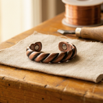 Torque Copper Ring – handmade from pure copper