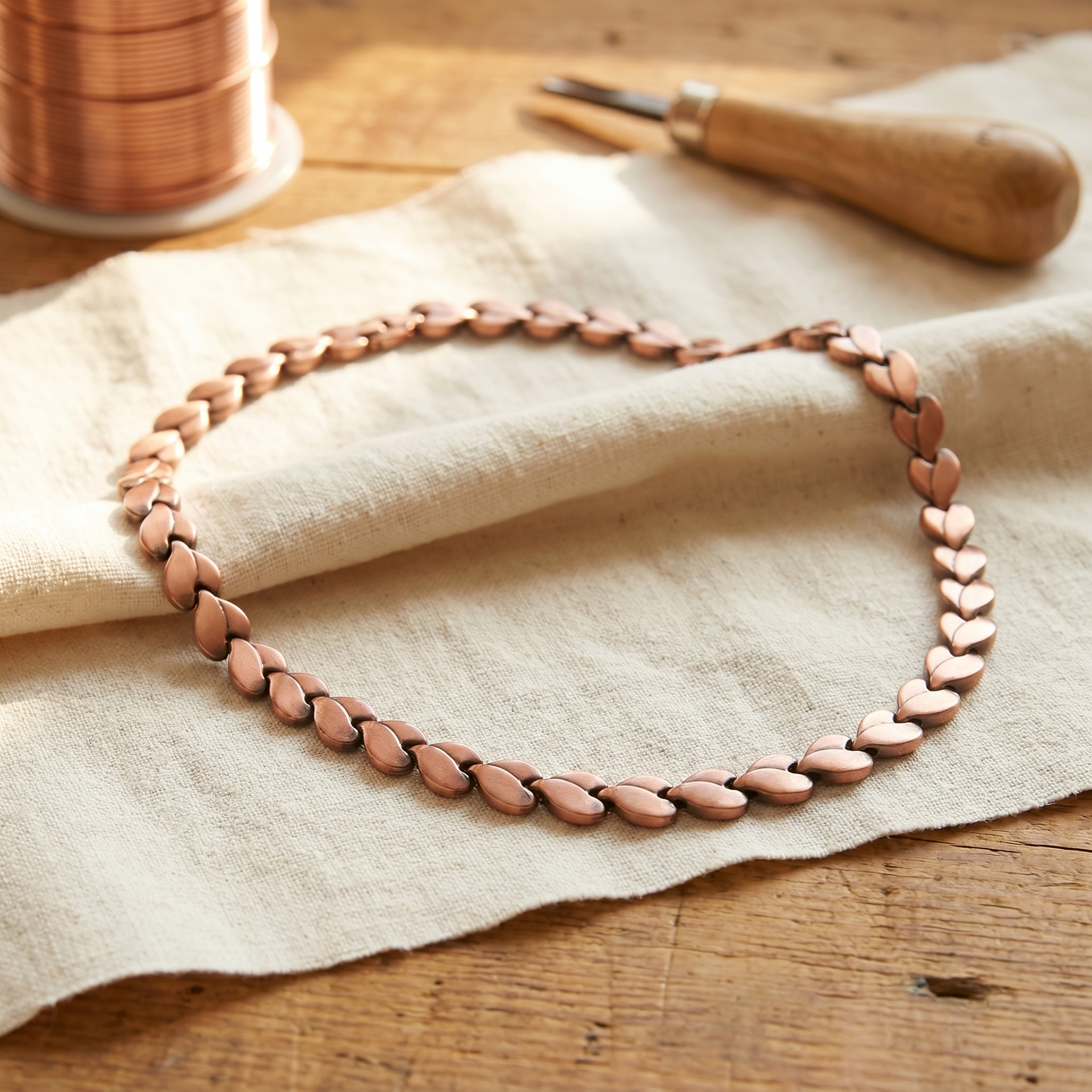 Laurel Copper Necklace – view 2