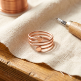 Lovecoil Copper Ring – handmade from pure copper