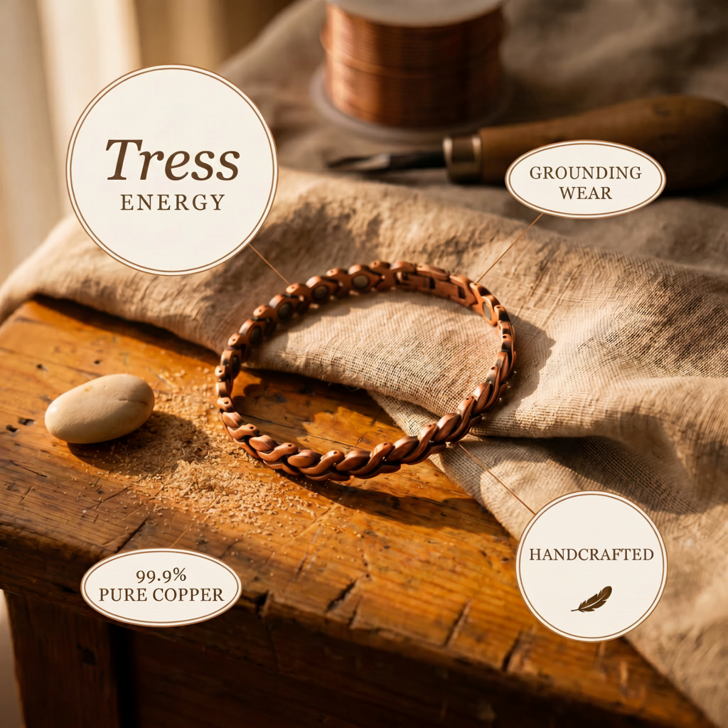 Tress Copper Anklet – view 4