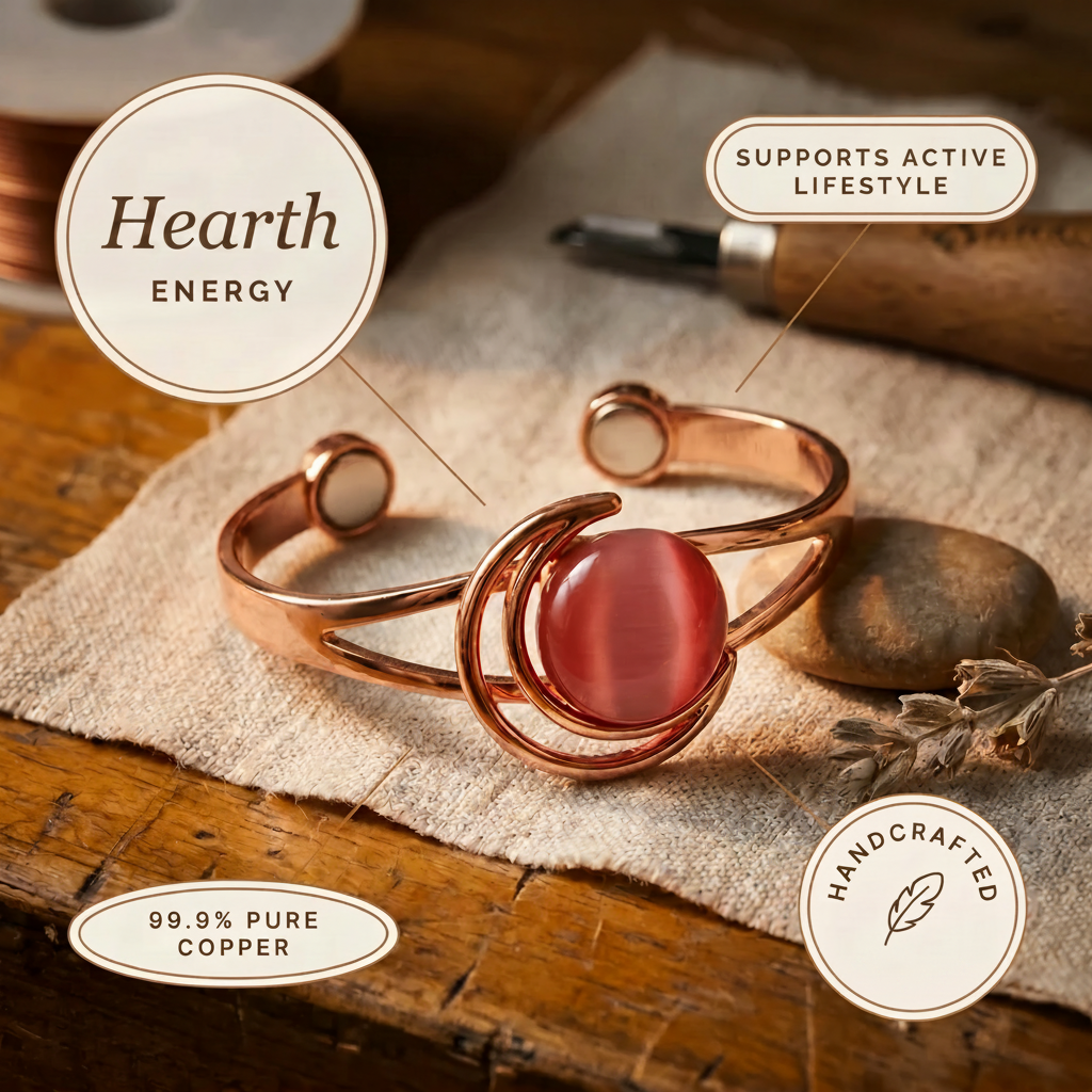 Hearth Pink Copper Bracelet – view 4