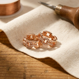Tor Copper Earrings – handmade from pure copper