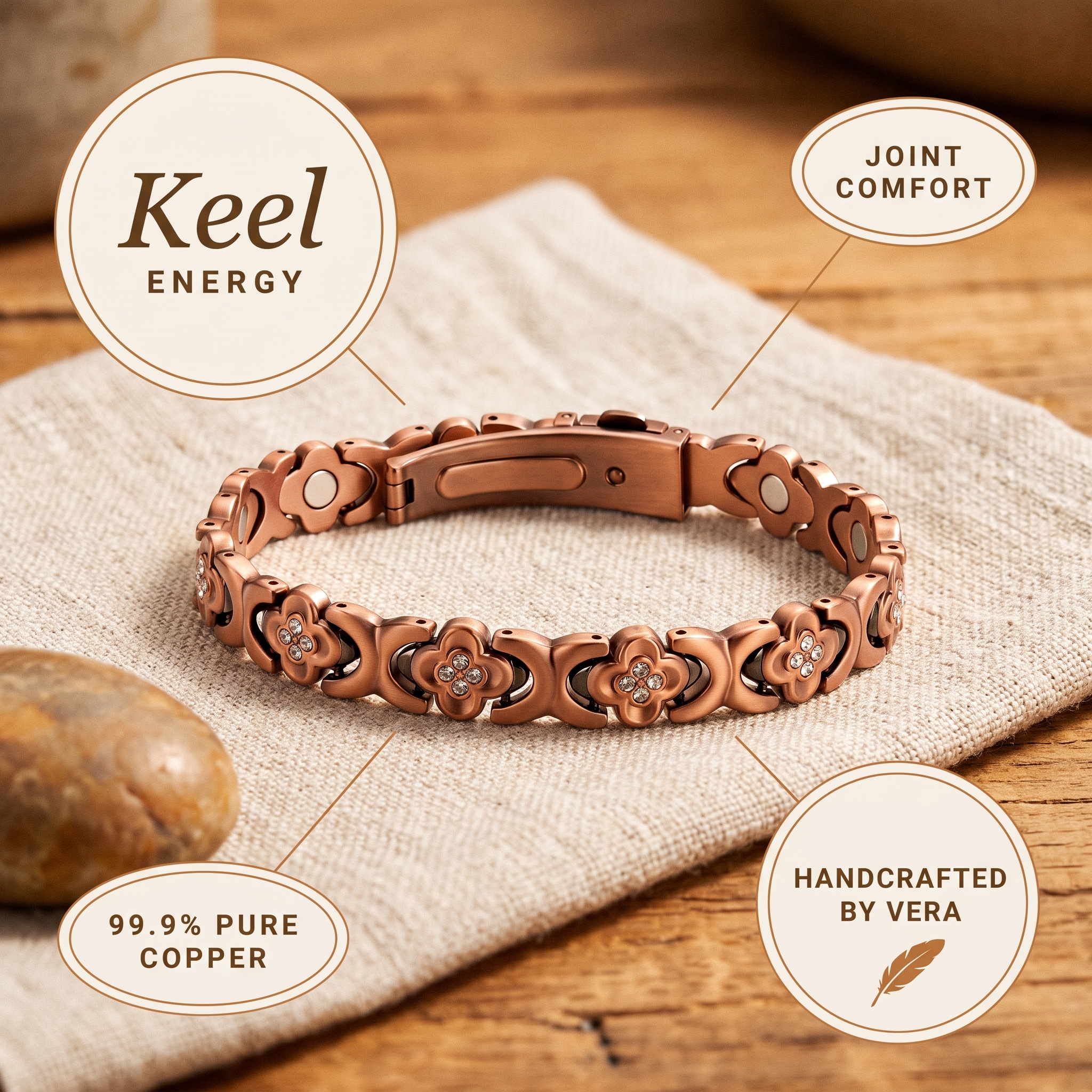 Keel Copper Bracelet – view 3