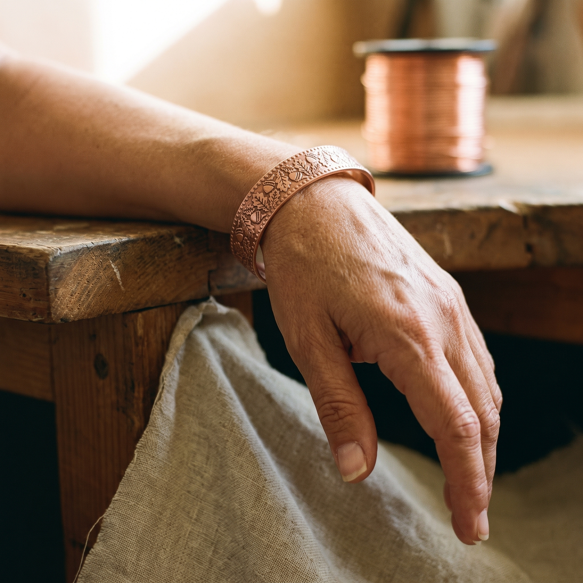 Timber Copper Bracelet – view 2