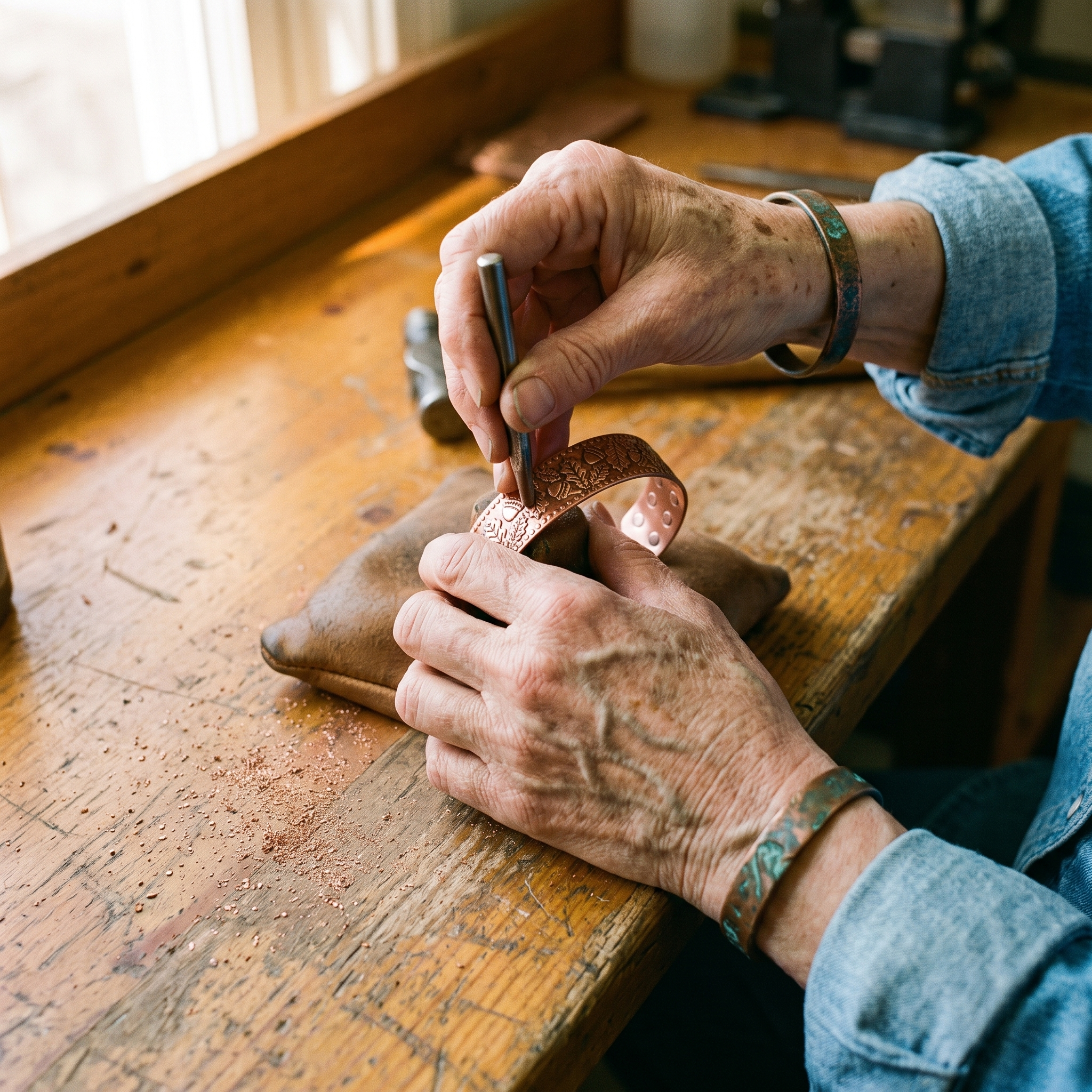 Timber Copper Bracelet – view 4